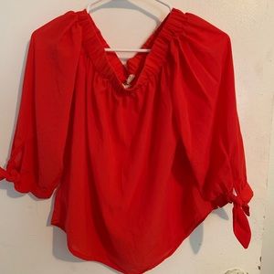 Off-the-shoulder top